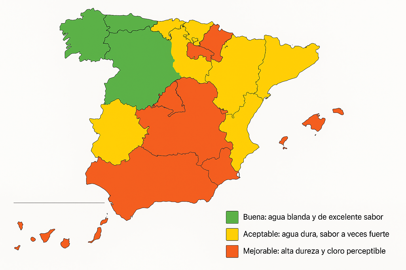 Calidad del agua en España